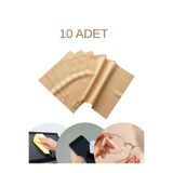 otio 10 Adet Gözlük ve Ekran Temizleme Mendili, A Kalite Mikrofiber Temizlik Bezi