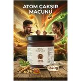 Otlu Bahçe Atom Çakşır Macunu, Çakşır Kökü Macunu 240G - Keçiboynuzu, Meyan Kökü, Tarçın, Zencefil, Sarı Hardal