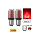 Oto 144Led Ampul 2'Li Set, 1016M 12V Çift Duy Kırmızı Işık, Fren, Park, Sinyal Ampulleri
