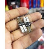 Oto 24LED Ampul 2'li Set, T10 Model 12V Beyaz-Mavi-Turuncu Işık, Fren, Park, Sinyal ve Geri Vites Lambası