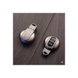 Oto Aksesuarcım Mini Cooper-S Uyumlu Smart 3 Buton Silikon Oto Anahtar Kumanda Kabı Kılıf Gri