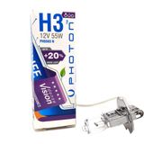 Oto Aksesuarcım Photon H3 Duo Dense Vision +%20 Fazla Işık Far Ampulü 12V 55 Watt