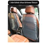 Oto Araba Koltuk Arkası Koruyucu Şeffaf Kılıf Oto Kılıf
