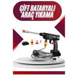 Oto Araba Yıkama Şarjlı Yüksek Basınçlı Oto Yıkama Sulama Tabancası