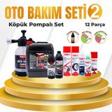 Oto Bakım Seti 2 Köpük Yapıcı Basınçlı Pompa Hediye (11 Parça) - 1 lt