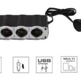 Oto Çakmaklık Çoğaltıcı 3 Port + 1 Usb - 1A 5 V