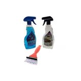 Oto Cam Buz Cozucu Sprey (500 Ml) + Arac Bugu Onleyici (500 Ml)+ Araba Buz Kaziyici Oto 3’Lu Kis Set