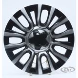 Oto Cirit Jant Kapağı Siyah-Gri Kırılmaz 15" Egea Model (Amblem Hediyeli) (1 Adet)