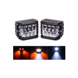 Oto Çizgi 6 Led 45w Delici Yayıcı Çakarlı Off Road Farı Lambası 2 Adet