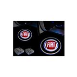 Oto Çizgi Fiat Pilli Kapı Altı LED Hayalet Logo Mesafe Sensörlü 2 Adet
