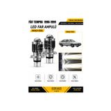 Oto Çizgi Fiat Tempra 1990-1999 H4 LED Far Ampulü Beyaz Işık Canbus Mini Lensli 2'li Set