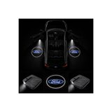 Oto Çizgi Ford Kapı Altı Logo Projektör Led Işığı 2'li Set Pilli Kablosuz Kapı Karşılama Lambası