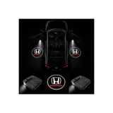Oto Çizgi Honda Kapı Altı Logo Projektör Led Işığı 2'li Set Pilli Kablosuz Kapı Karşılama Lambası