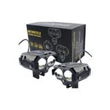 Oto Çizgi Motosiklet Sis Led 30W +30W 6000K 12-85V Özel Gündüz Farı Yardımcı Spot Işın Modüllü 2'Lİ