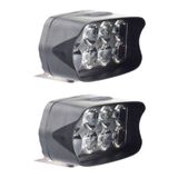 Oto Çizgi Motosiklet Su Geçirmez 6500 K 8 Led'ler Çift Yardımcı Baskı Spot Işığı 12 V
