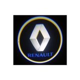 Oto Çizgi Renault Pilli Yapıştırmalı Kapı Altı LED Logo 2 Adet