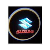 Oto Çizgi Suzuki Pilli Yapıştırmalı Kapı Altı LED Hayalet Logo 2 Adet