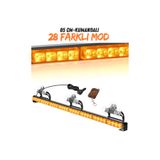 Oto Çizgi Tepe LED Bar Led Off Road 12-24V 85 CM Turuncu