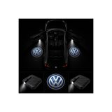 Oto Çizgi Volkswagen Kapı Altı Logo Projektör Led Işığı 2'li Set Pilli Kablosuz Kapı Karşılama Lambası