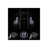 Oto Çizgi Volvo Kapı Altı Logo Projektör Led Işığı 2'li Set Pilli Kablosuz Kapı Karşılama Lambası