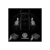 Oto Çizgi Yeni Volkswagen Kapı Altı Logo Projektör Led Işığı 2'li Set Pilli Kablosuz Kapı Karşılama Lambası