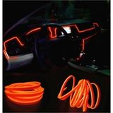 Oto Demir Ip Neon - Ip Neon LED Turuncu 2 Metre - Araç Içi Ip Neon LED - Torpido Ip LED - Torpido LED