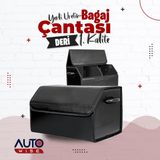 Oto Deri Bagaj Organizer Deri Bagaj Çantası Araç Bagaj Düzenleyici