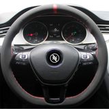 Oto Direksiyon Kılıfı Alcantara Model Alcantra Kırmızı Dikişli (419013664)