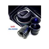 Oto-Ev-Ofis Kulluk-Led İsikli Kapakli Kokusuz Bardaklikli Araba Kulluk