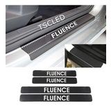 Oto Fluence Karbon Kapı Eşiği Koruma Sticker (4 Adet)