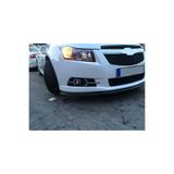 Oto H.i.t. Chevrolet Cruze Uyumlu Ön Lip Tampon Eki Body Kit Yumuşak Mat Siyah Kırılmaz
