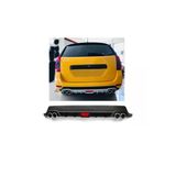 Oto H.i.t. Dacia Logan Uyumlu Body Kit Difüzör 4 Çıkış Yuvarlak Siyah Model 2
