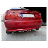 Oto H.i.t. Fiat Albea Uyumlu Body Kit Difüzör 4 Çıkış Gri Yuvarlak