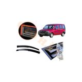 Oto h.i.t. Fiat Doblo D1 Cam Rüzgarlığı Parlak Siyah Tam Uyumlu