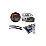 Oto h.i.t. Fiat Doblo D2 Cam Rüzgarlığı Parlak Siyah Tam Uyumlu