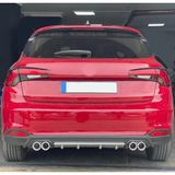Oto h.i.t. Fiat Egea Hatchback Uyumlu Body Kit Difüzör 4 Çıkış Yuvarlak Gri Model 3