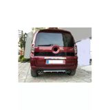 Oto h.i.t. Fiat Fiorino Uyumlu Body Kit Difüzör 4 Çıkış Yuvarlak Gri Model 3