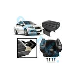 Oto h.i.t. Fiat Linea Uyumlu Kol Dayama Kolçak Usb'li Bardaklıklı Çift Açılır Siyah Deri 1.sınıf Kaliteli