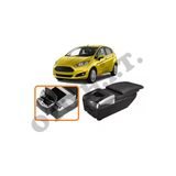 Oto h.i.t. Ford Fiesta 2012 Üzeri Uyumlu Bardaklıklı Lüks Kol Dayama Kolçak Siyah Ithal.