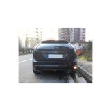 Oto H.i.t. Ford Focus 2 Hatchback Uyumlu Body Kit Difüzör 4 Çıkış Yuvarlak Siyah Model 2