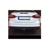 Oto H.i.t. Ford Focus 3 Uyumlu Body Kit Difüzör 4 Çıkış Siyah Yuvarlak