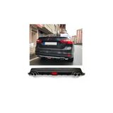 Oto H.i.t. Ford Focus 3 Uyumlu Body Kit Difüzör 4 Çıkış Yuvarlak Siyah Model 2