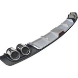 Oto H.i.t. Ford Focus 4 Uyumlu Body Kit Difüzör 4 Çıkış Gri Yuvarlak