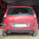 Oto H.i.t. Ford Fusıon Uyumlu Body Kit Difüzör 4 Çıkış Yuvarlak Siyah Model 2