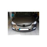 Oto H.i.t. Honda Civic Fd6 Makyajsız Uyumlu Ön Lip Tampon Eki Body Kit Yumuşak Mat Siyah Kırılmaz