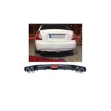 Oto H.i.t. Hyundai Accent Era Uyumlu Body Kit Difüzör 4 Çıkış Siyah Yuvarlak