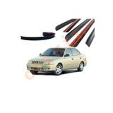Oto H.i.t. Hyundai Accent Milyenyum Uyumlu Bagaj Üstü Spoiler Mat Siyah