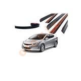 Oto H.i.t. Hyundai Elantra 11-15 Uyumlu Bagaj Üstü Spoiler Mat Siyah