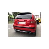 Oto H.i.t. Hyundai Getz Makyajsız Uyumlu Body Kit Difüzör 4 Çıkış Yuvarlak Gri Model 1