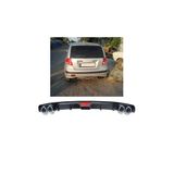 Oto H.i.t. Hyundai Getz Uyumlu Body Kit Difüzör 4 Çıkış Siyah Yuvarlak